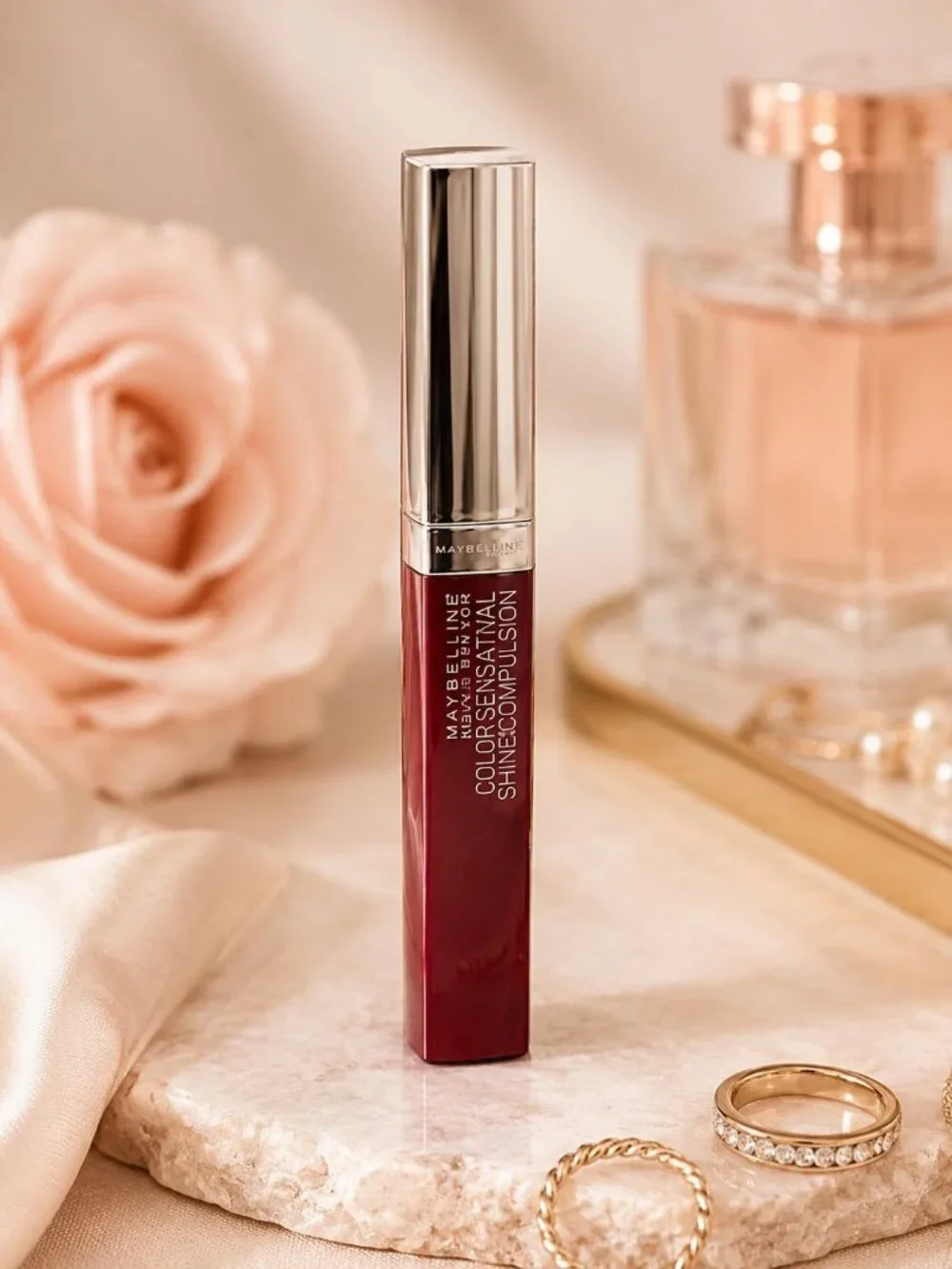 Maybelline Color Sensational Lip Gloss 065 Hooked On Pink 0.23 oz New Sealed